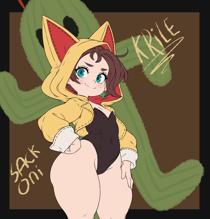 sabotender and krile baldesion (final fantasy and 1 more) drawn by sackoni