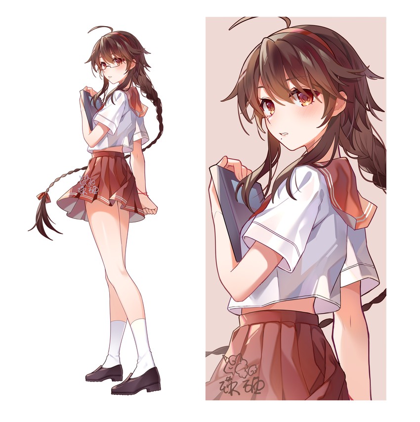 yuezheng ling (vocaloid and 1 more) drawn by akira_(ying)