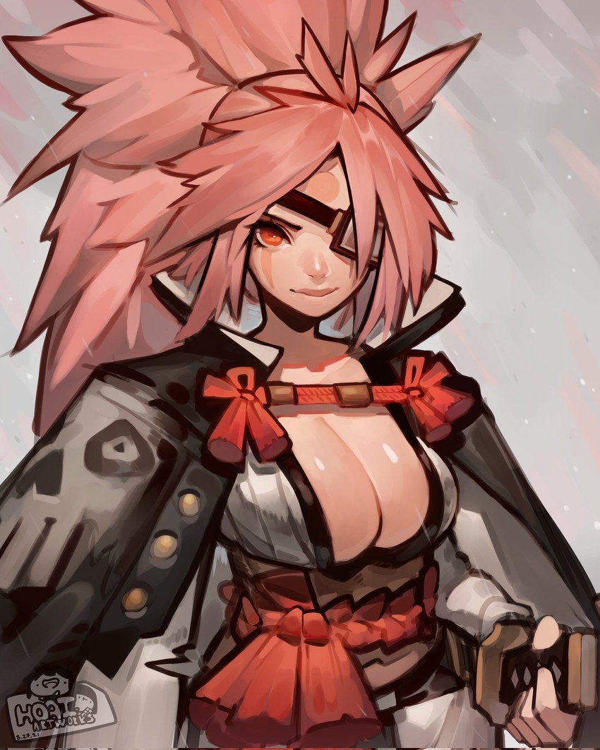 baiken (guilty gear and 2 more) drawn by hoai_vu