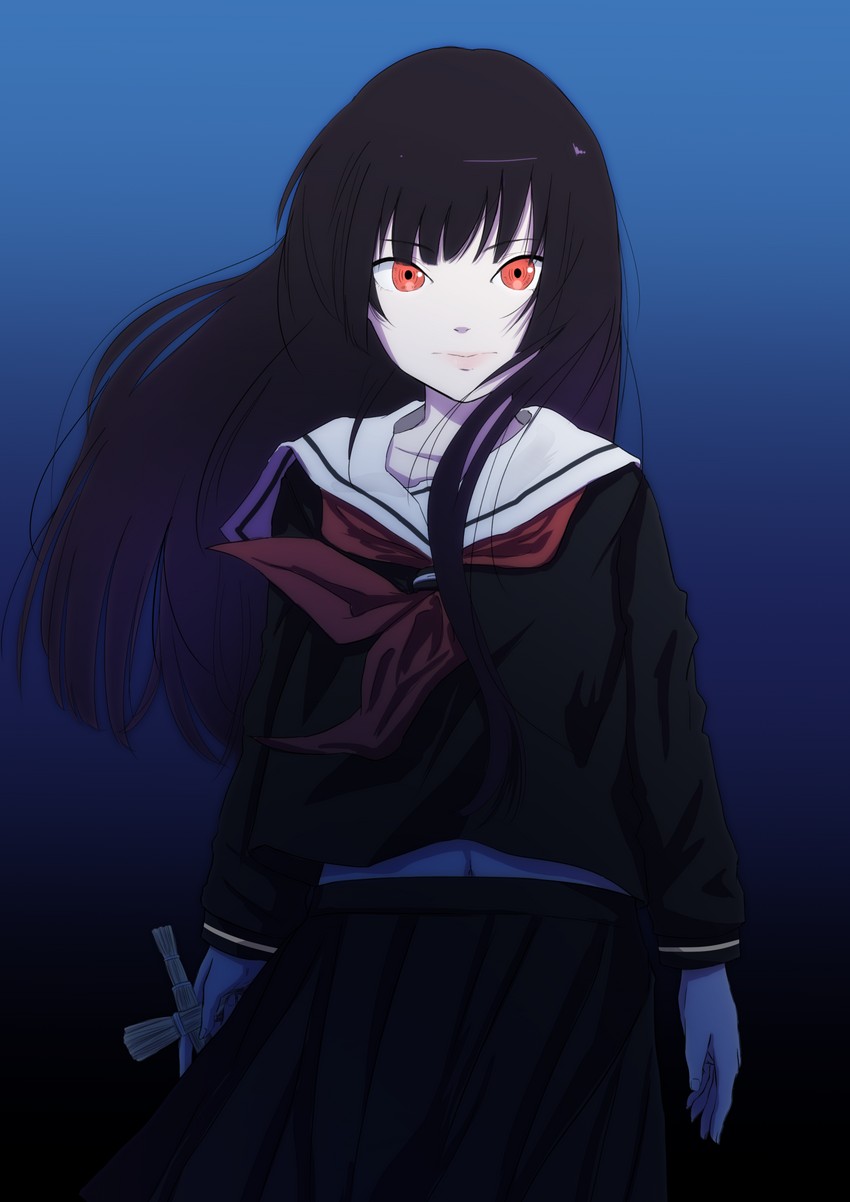 enma ai (jigoku shoujo) drawn by oze_(xyz_go_go11)