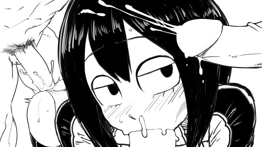 asui tsuyu (boku no hero academia) drawn by uichi-chi