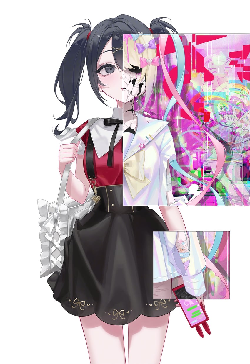 chouzetsusaikawa tenshi-chan and ame-chan (needy girl overdose) drawn by shupami