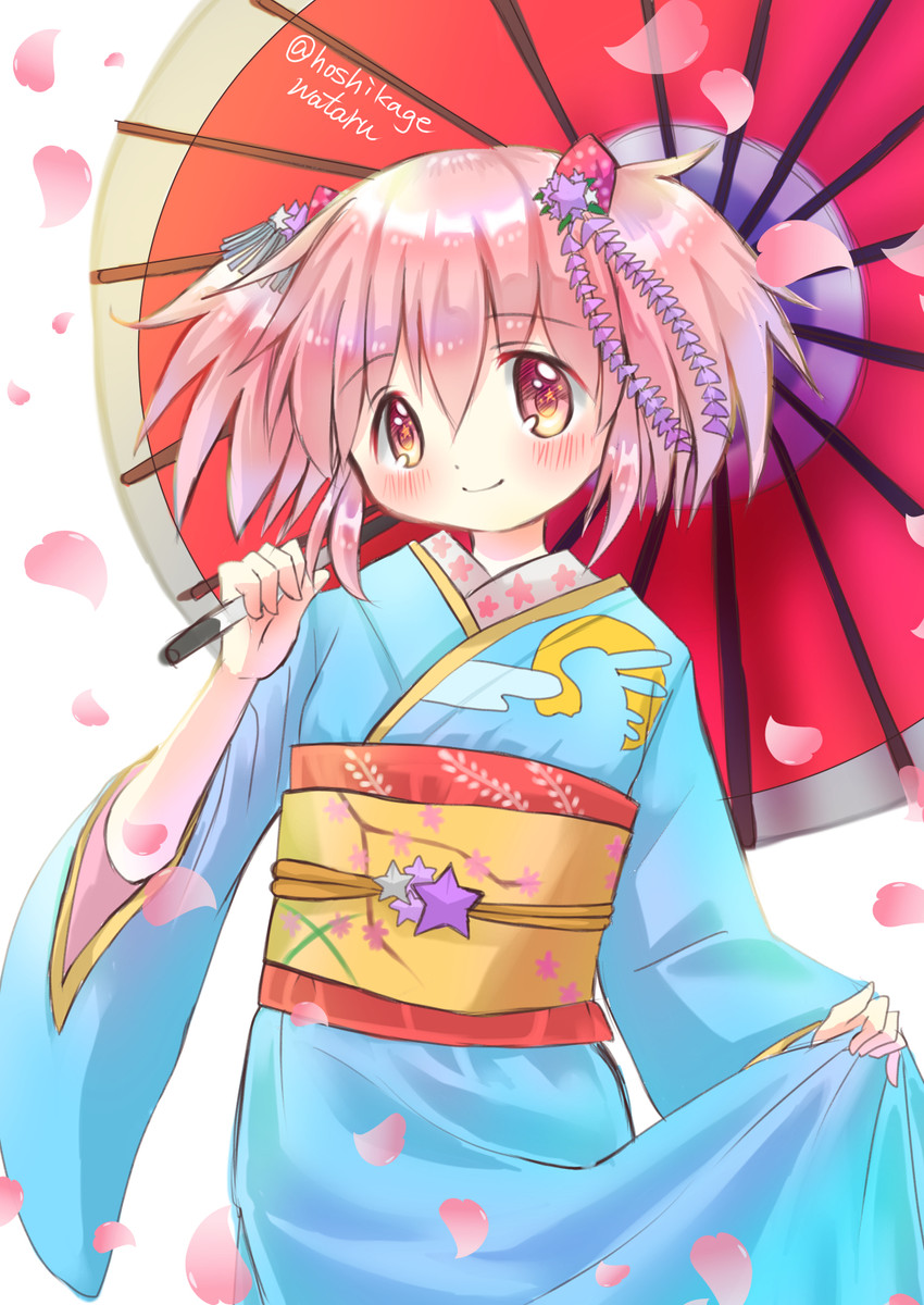 kaname madoka (mahou shoujo madoka magica) drawn by hoshikage_wataru