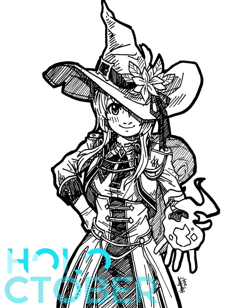 ayunda risu (hololive and 1 more) drawn by altay_art_0130