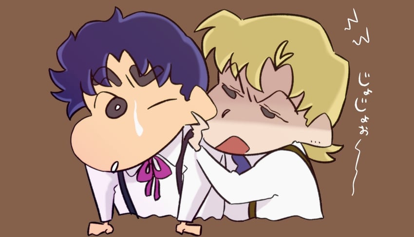dio brando and jonathan joestar (jojo no kimyou na bouken and 2 more) drawn by 08261125