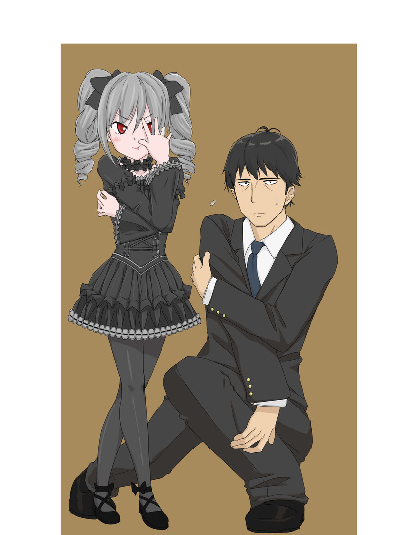 producer and kanzaki ranko (idolmaster and 1 more) drawn by kaiyuna