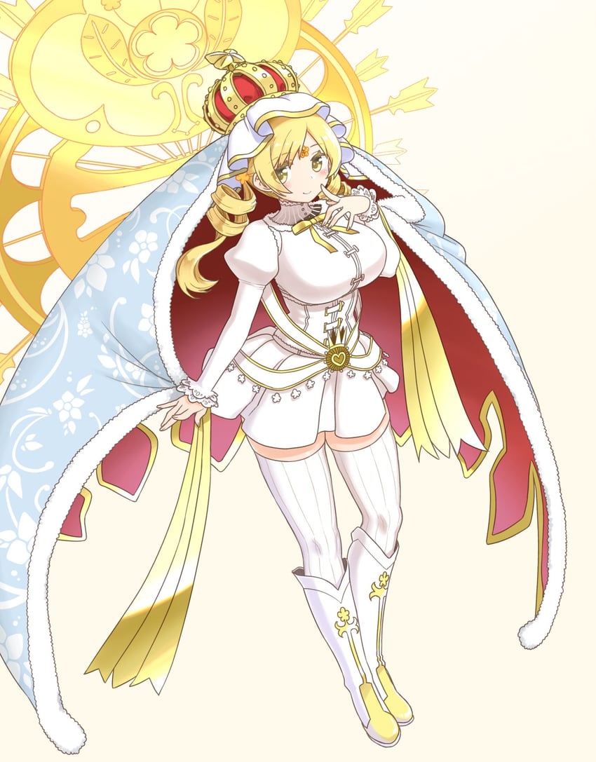 tomoe mami and holy mami (mahou shoujo madoka magica and 1 more) drawn by kogaku_kazuya