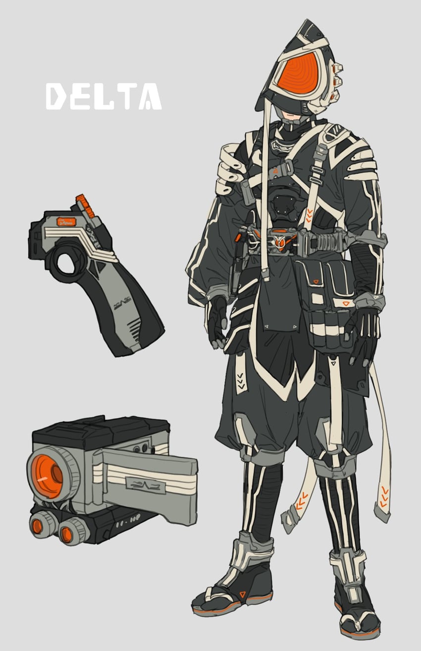 kamen rider delta (kamen rider and 1 more) drawn by bbbb_fex