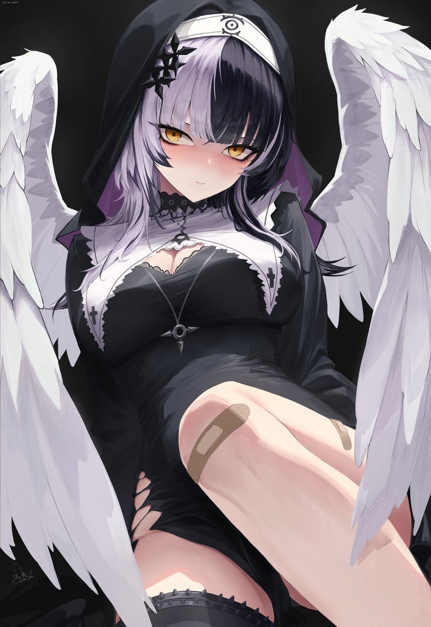 shiori novella (hololive and 1 more) drawn by deal_snda