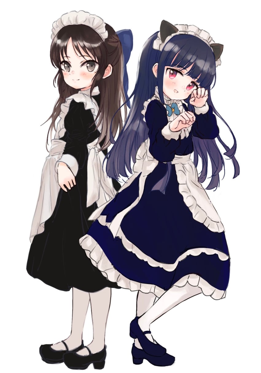 tachibana arisu and sajo yukimi (idolmaster and 1 more) drawn by shin_fuj