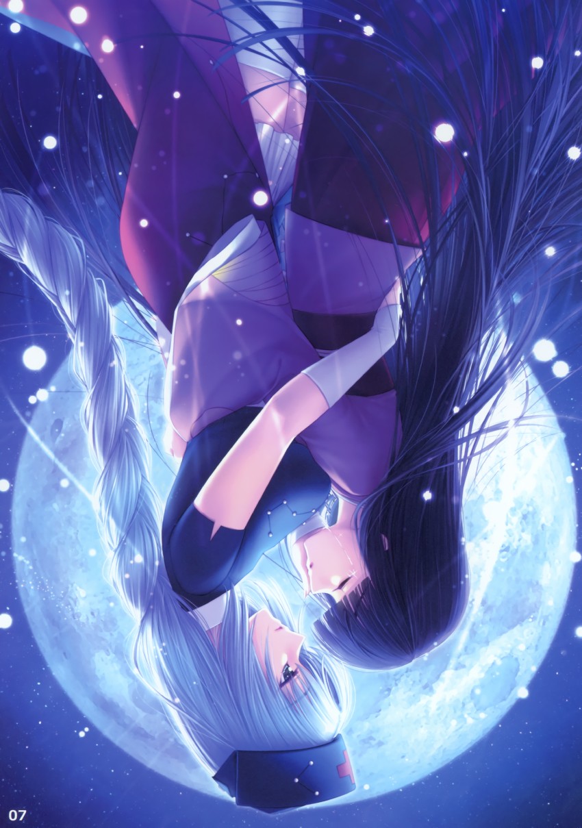 houraisan kaguya and yagokoro eirin (touhou) drawn by sayori_(neko_works)