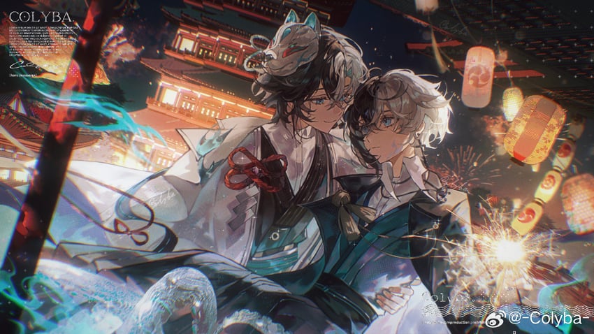 yao muxuan and yao mujing (original) drawn by colyba