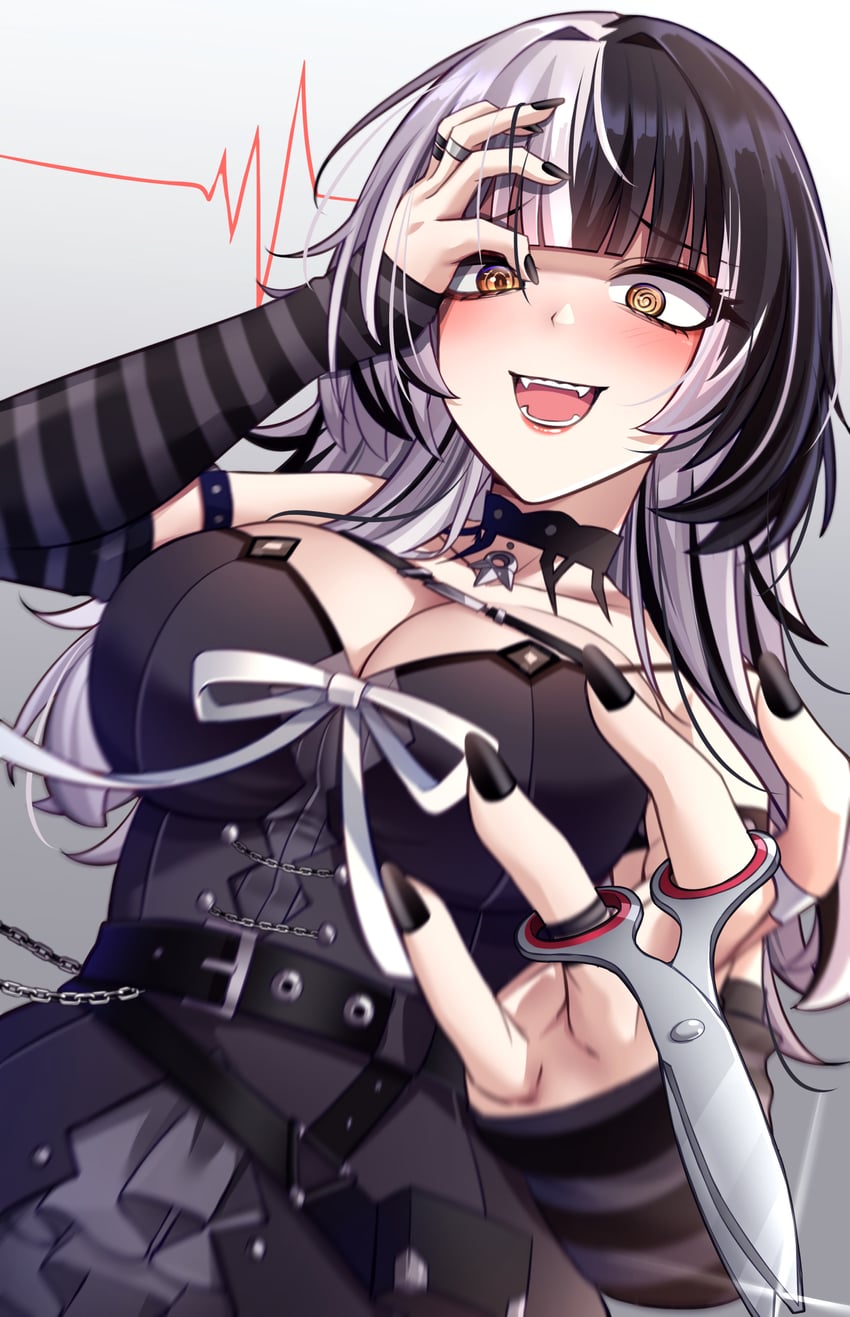 shiori novella (hololive and 1 more) drawn by zeroyama