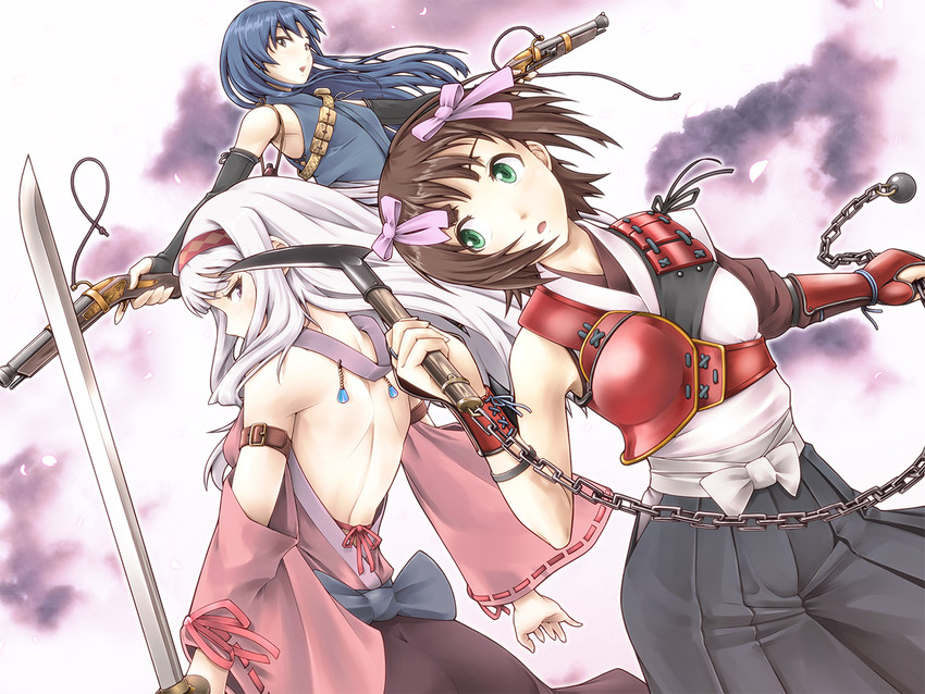 kisaragi chihaya, amami haruka, and shijou takane (idolmaster) drawn by doku_hebi