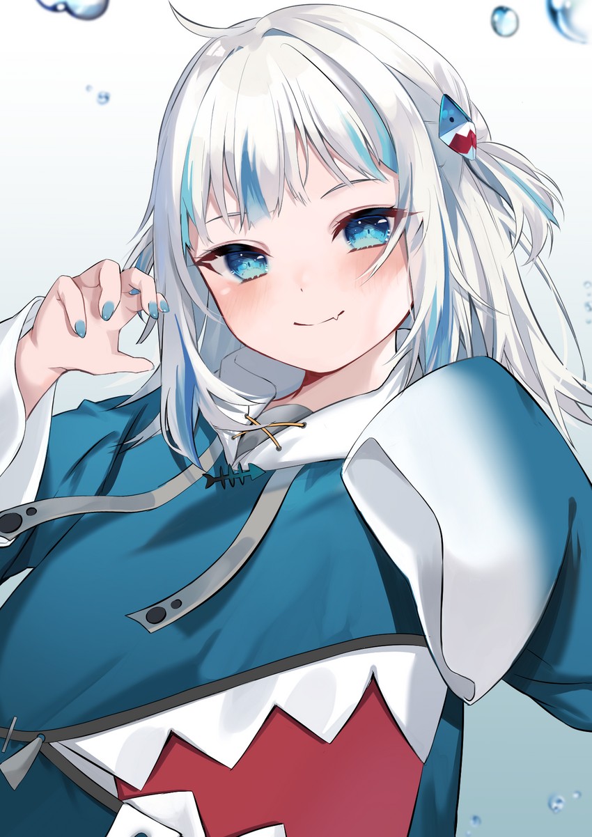 gawr gura (hololive and 1 more) drawn by asano_(tomoli_t)