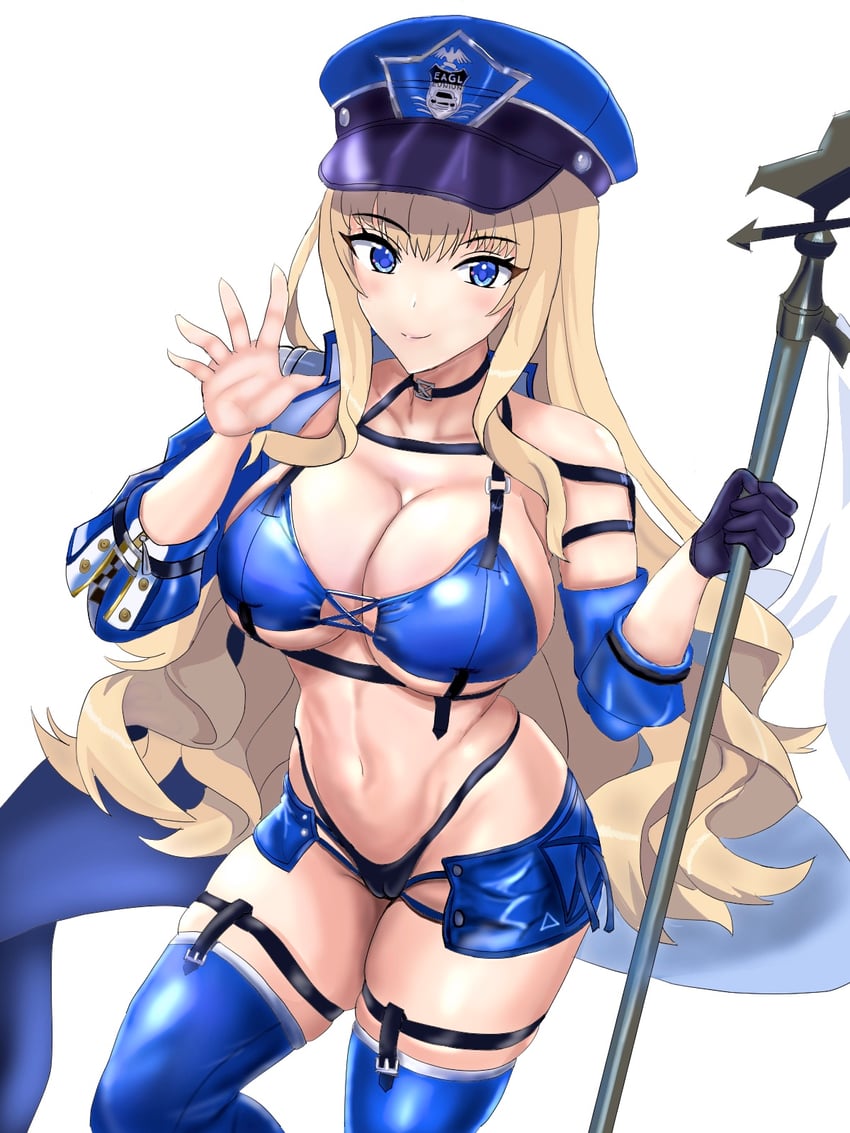 baltimore and kirahoshi kanna (azur lane and 1 more) drawn by damuko_(kxmx4323)