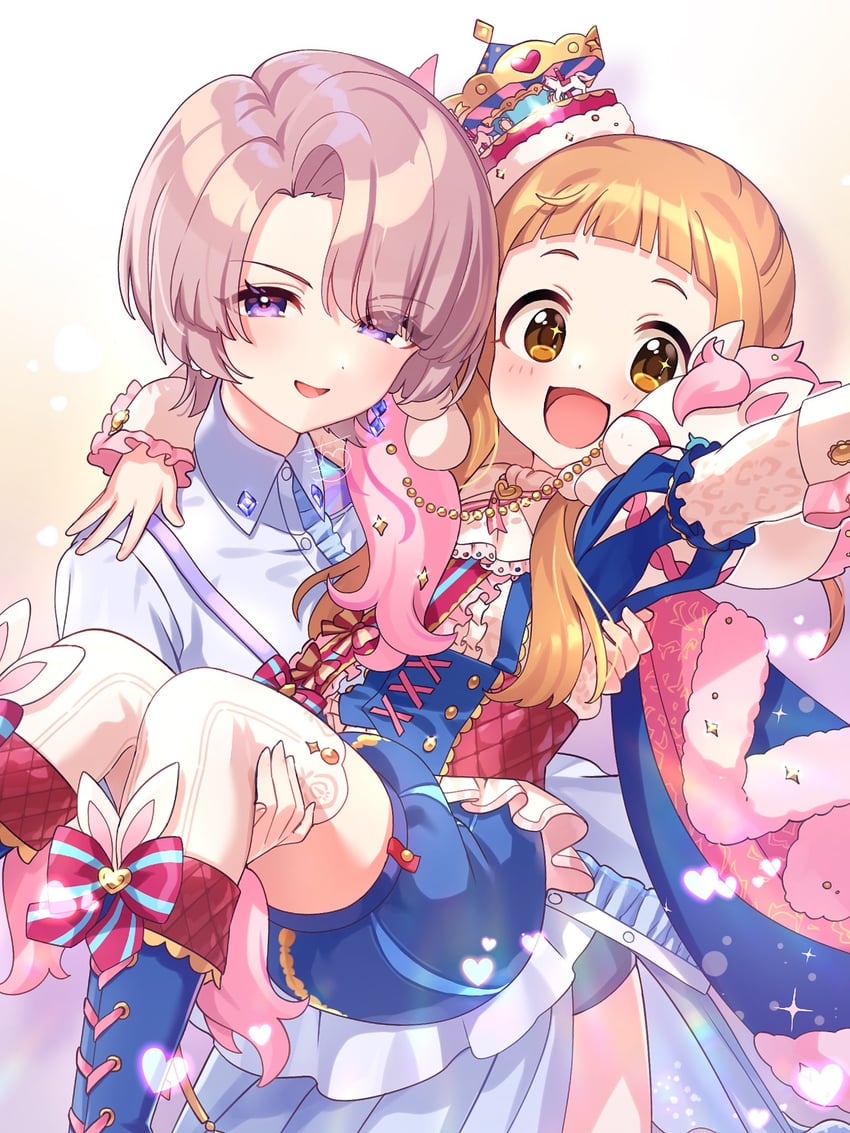 ichihara nina and arimura mao (idolmaster and 2 more) drawn by euphoniummatsu