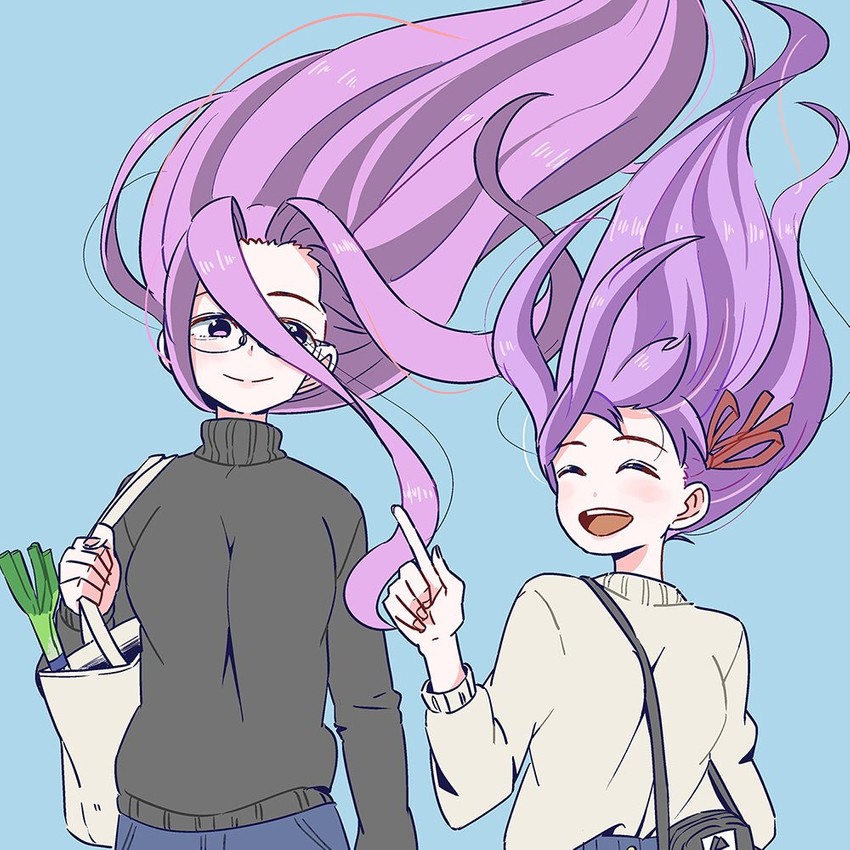 matou sakura and medusa (fate and 1 more) drawn by tomato73percent