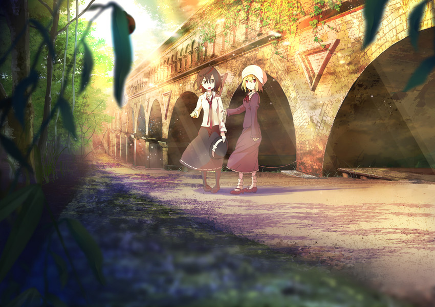 usami renko and maribel hearn (touhou) drawn by tokoroten_(hmmuk)