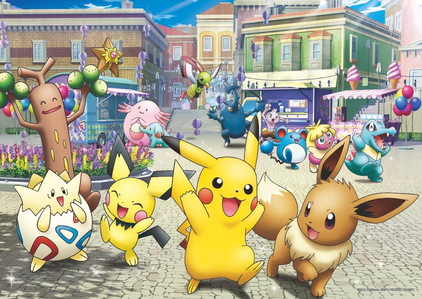 pikachu, eevee, pichu, totodile, marill, and 9 more (pokemon and 1 more)