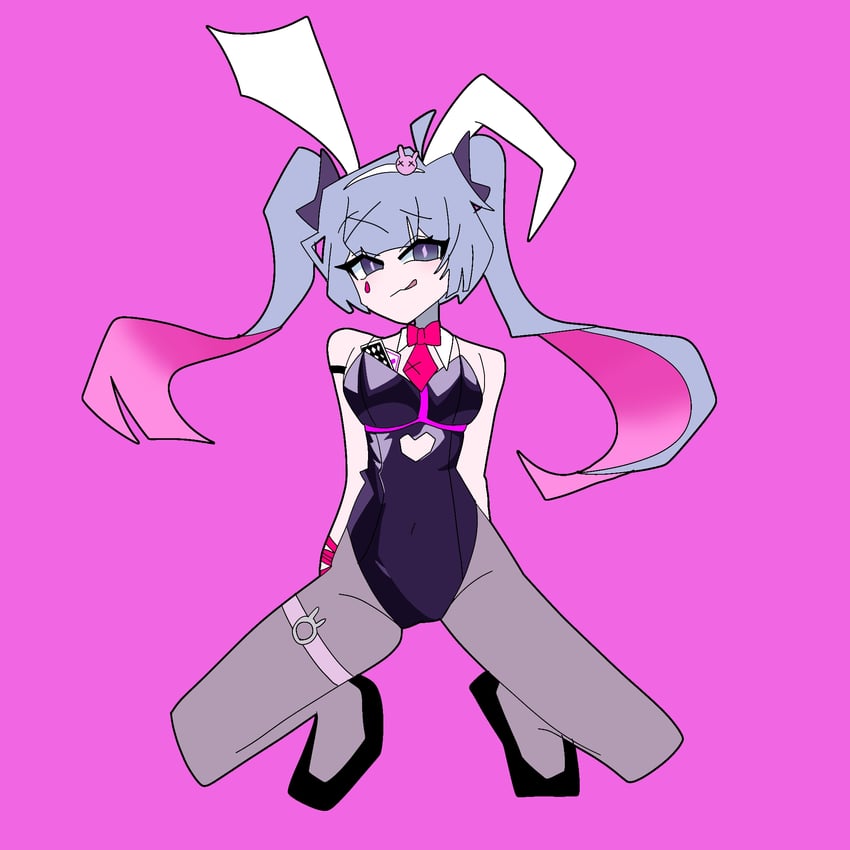 hatsune miku (vocaloid and 1 more) drawn by fuwafuwa_(user_huud3445)