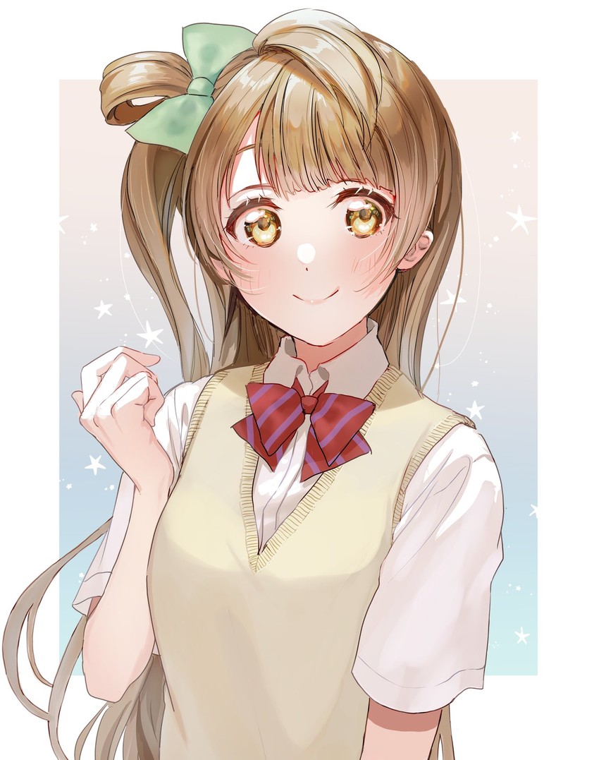 minami kotori (love live! and 1 more) drawn by naarann