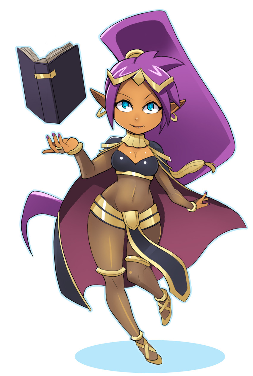 shantae and tharja (fire emblem and 2 more) drawn by greenmarine