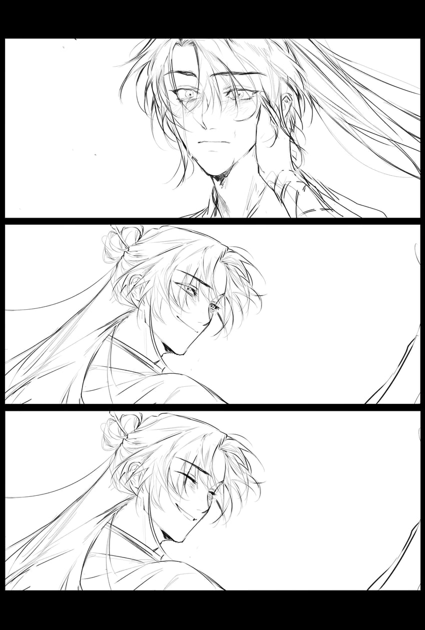 cheongmyeong and tang bo (return of the mount hua sect) drawn by jjangi