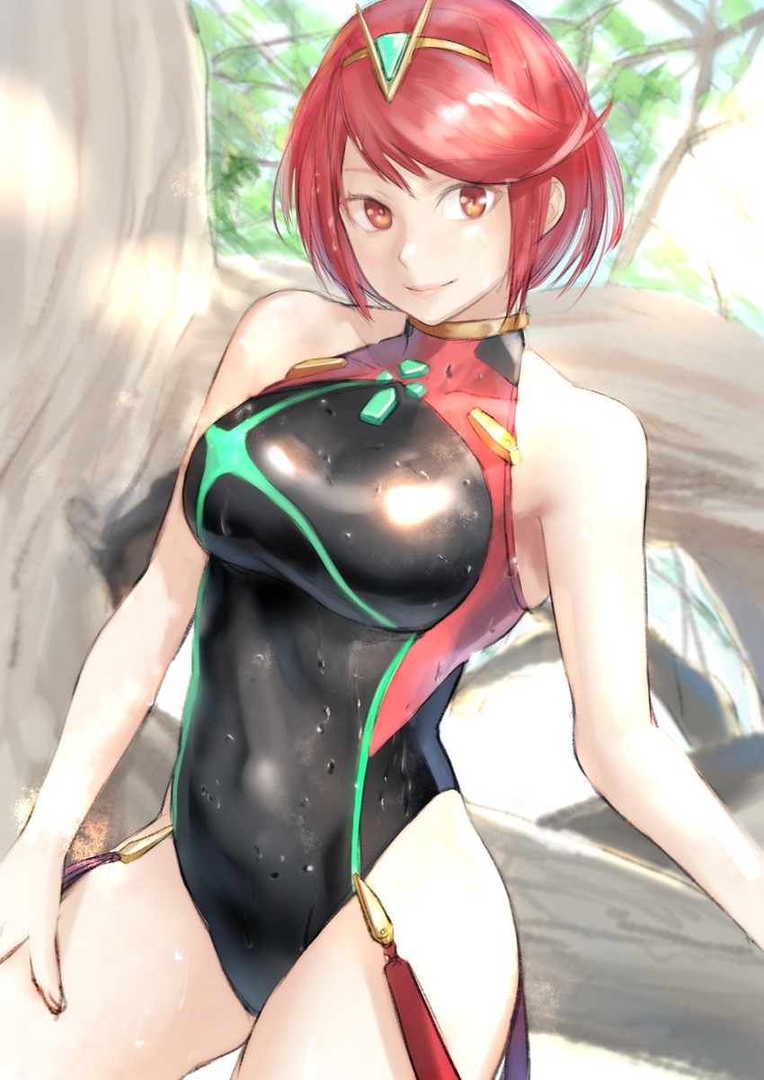 pyra (xenoblade chronicles and 1 more) drawn by kilye_kairi