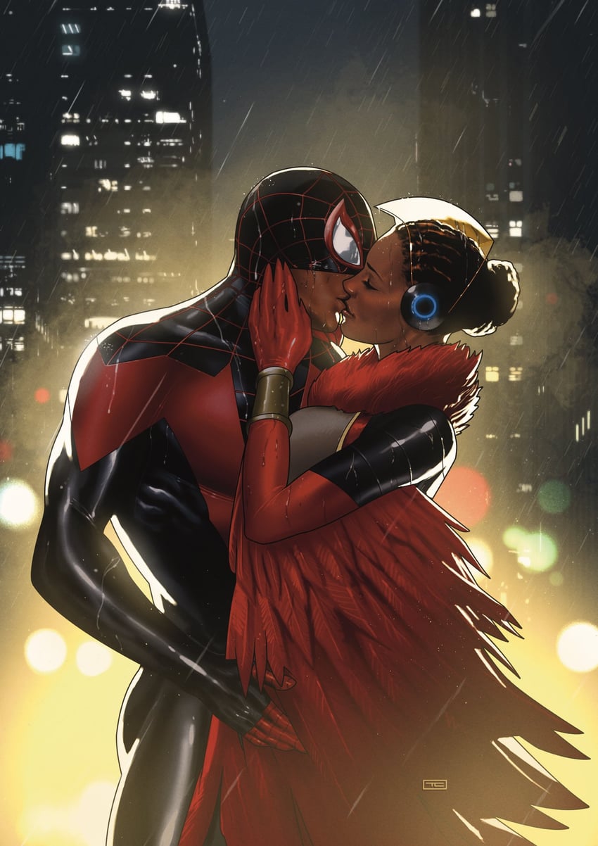 miles morales, spider-man, tiana toomes, and starling (marvel and 1 more) drawn by taurin_clarke