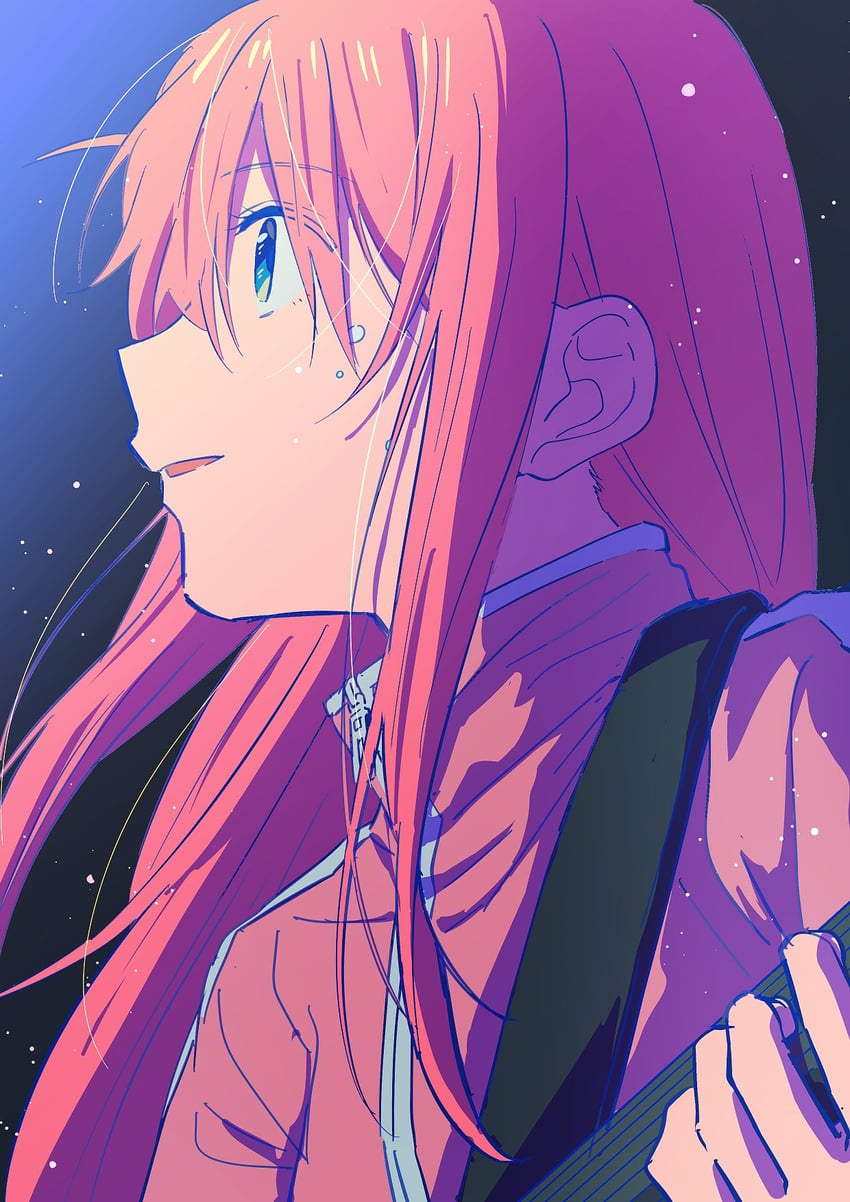 gotoh hitori (bocchi the rock!) drawn by lowlifescore