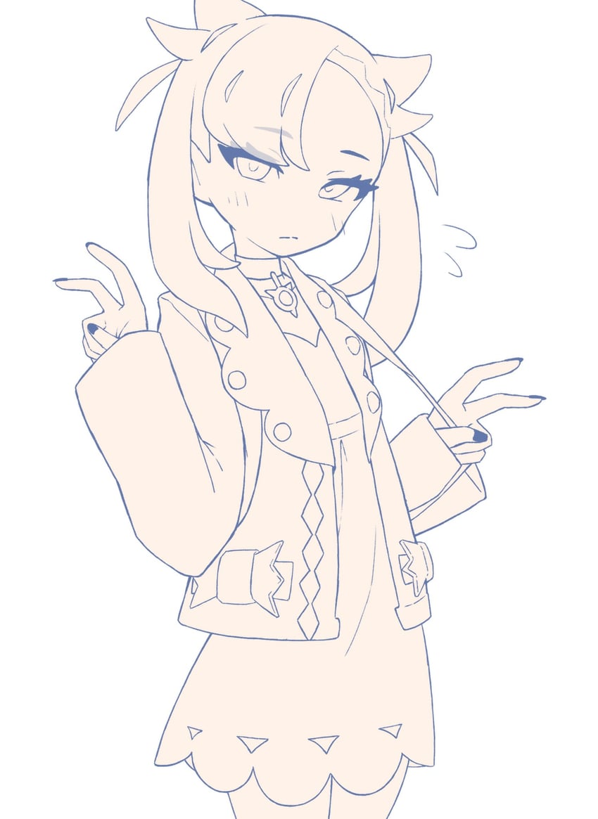 marnie (pokemon and 1 more) drawn by noi_(noi_pk27)