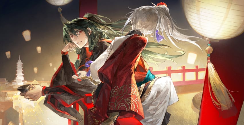 archer and zheng chenggong (fate and 1 more) drawn by gaelyon