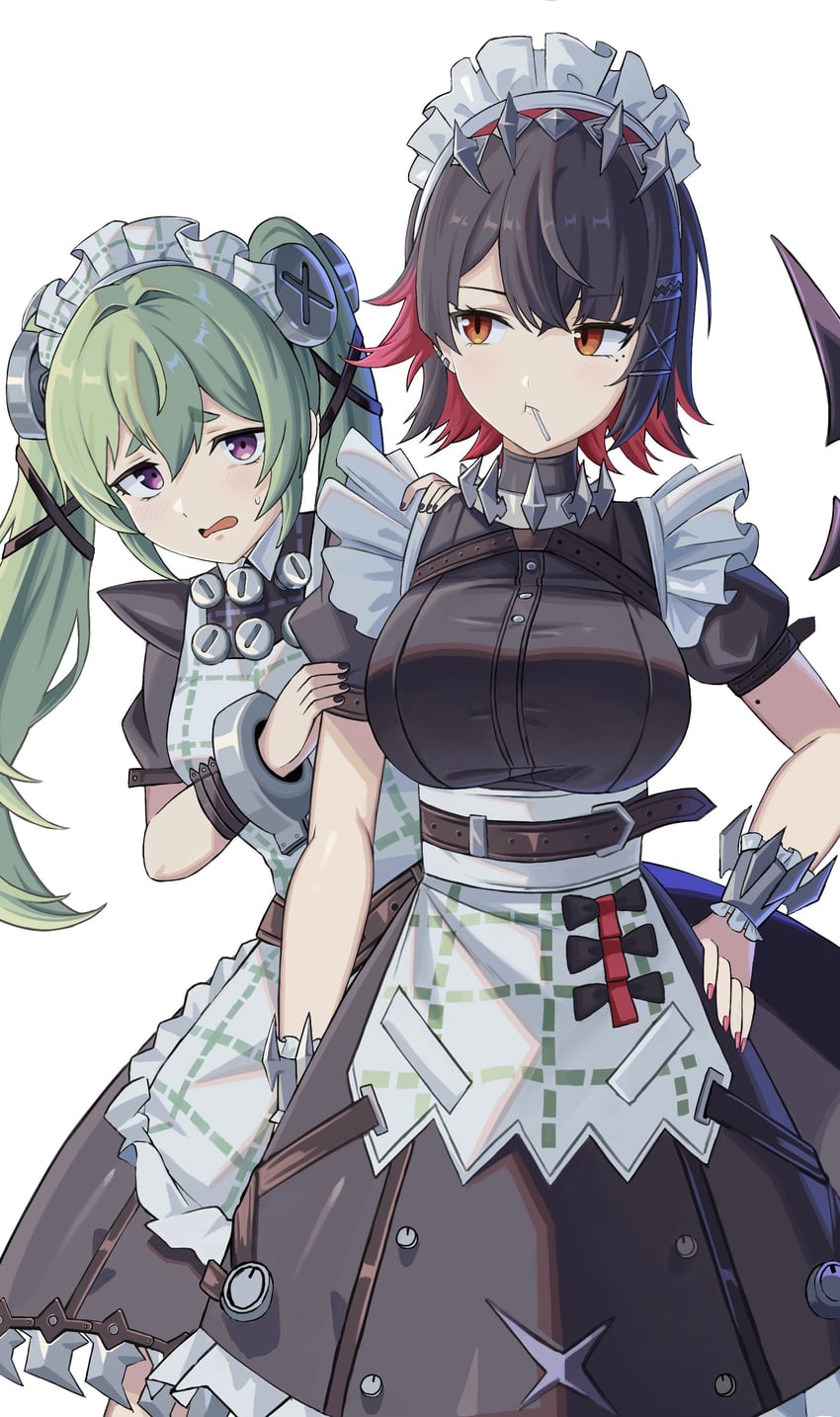 ellen joe and corin wickes (zenless zone zero) drawn by rxo2xs