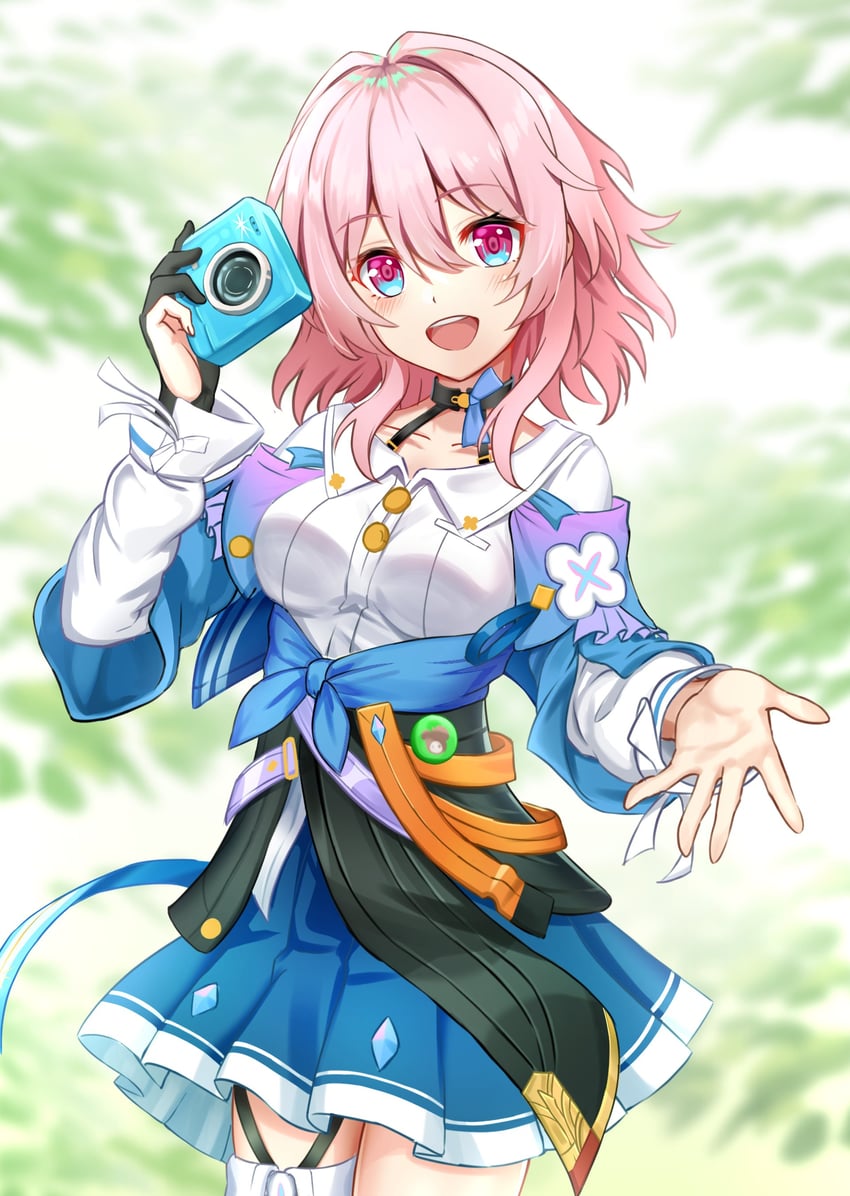 march 7th (honkai and 1 more) drawn by nonoa-cg