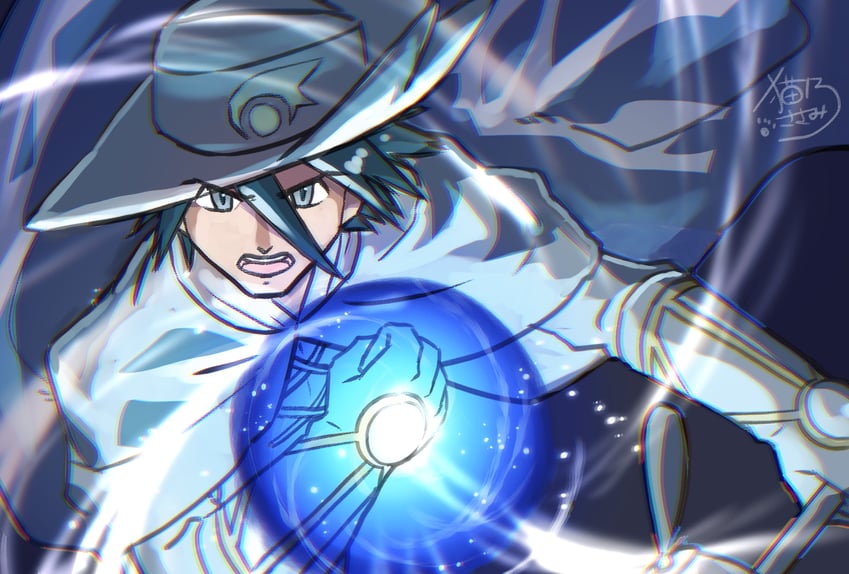 sir aaron (pokemon and 2 more) drawn by sasami_642