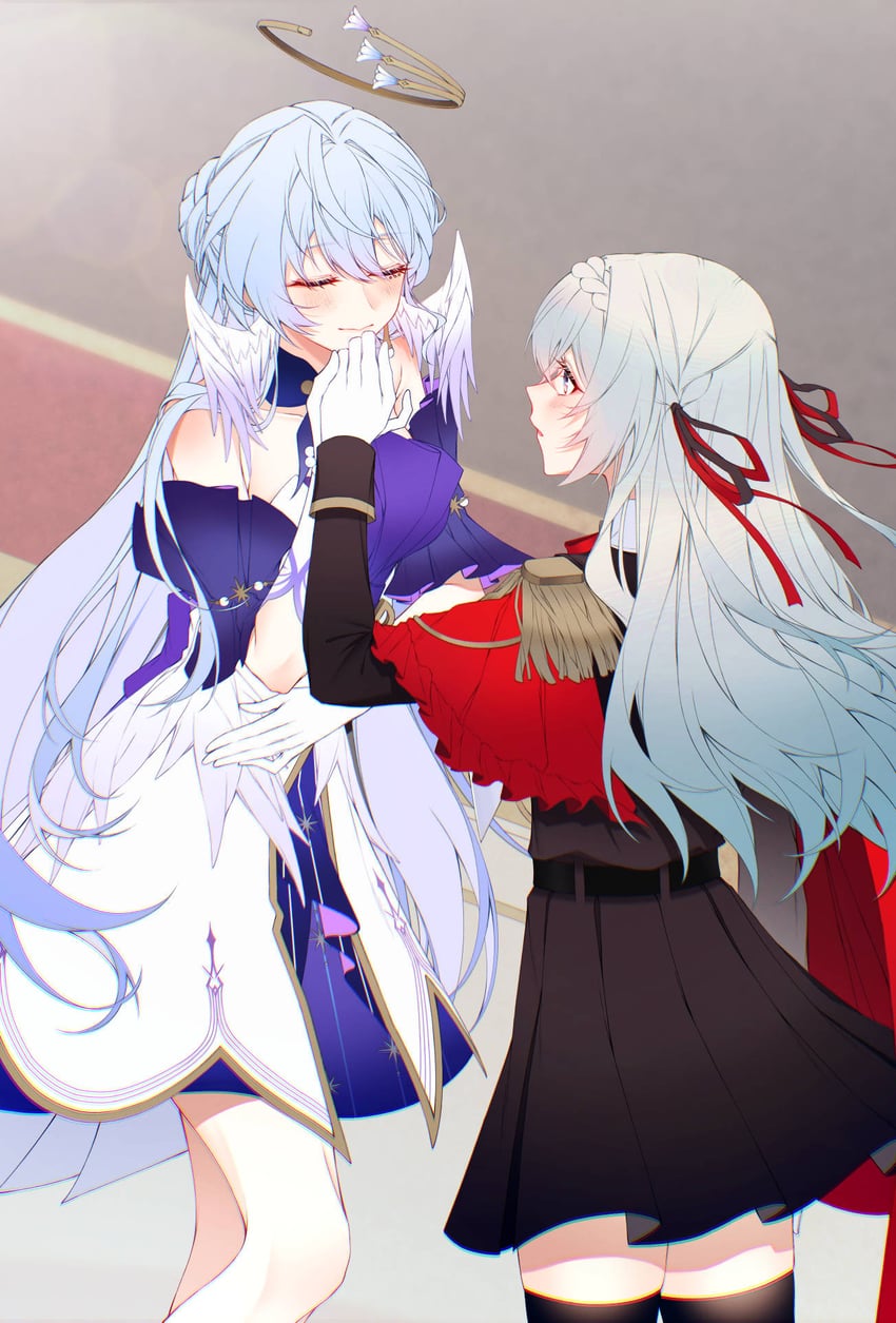 firefly and robin (honkai and 1 more) drawn by sieka_(piiroinardesco)