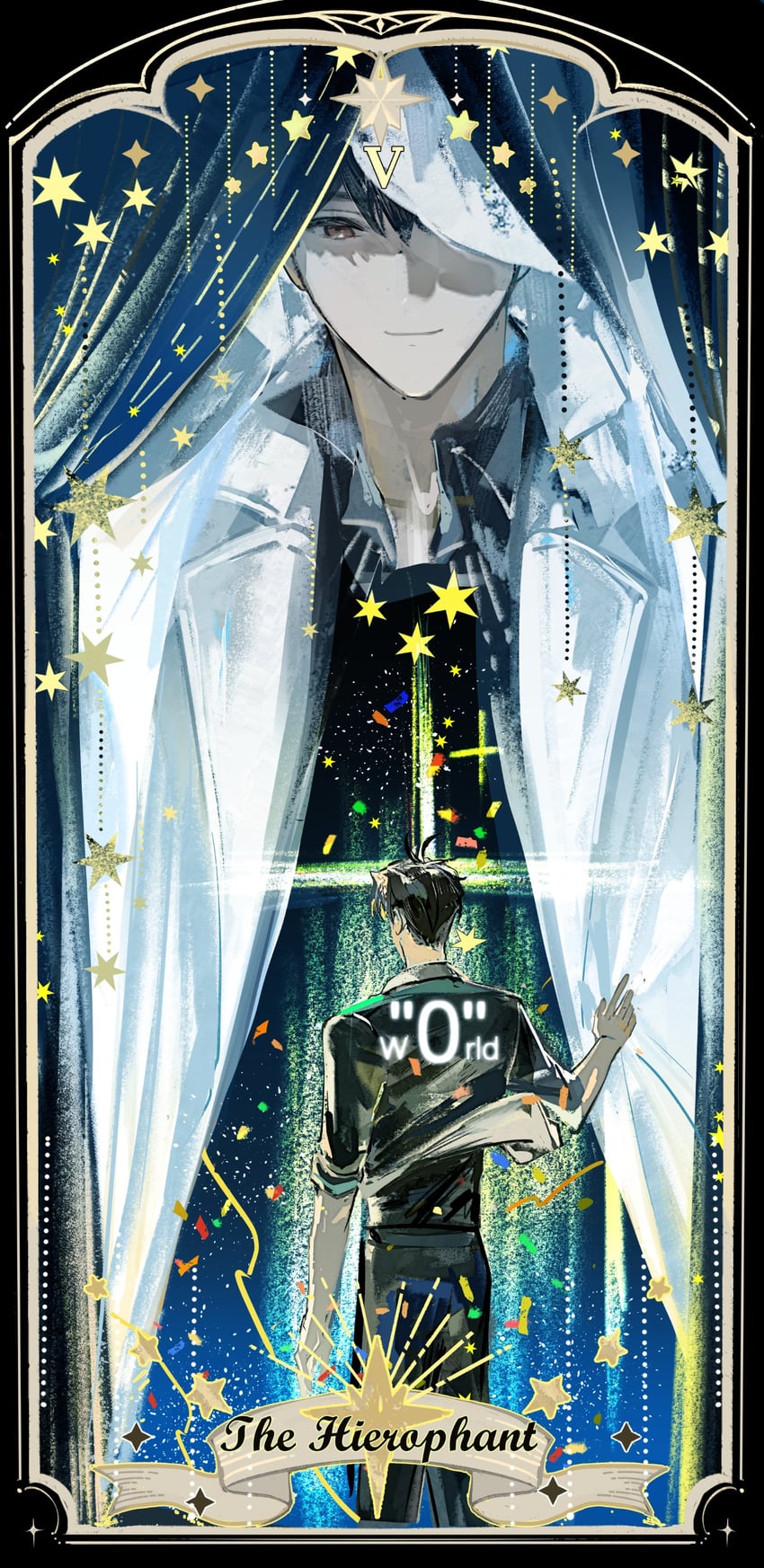 kim dokja and yoo joonghyuk (omniscient reader's viewpoint) drawn by lantercat