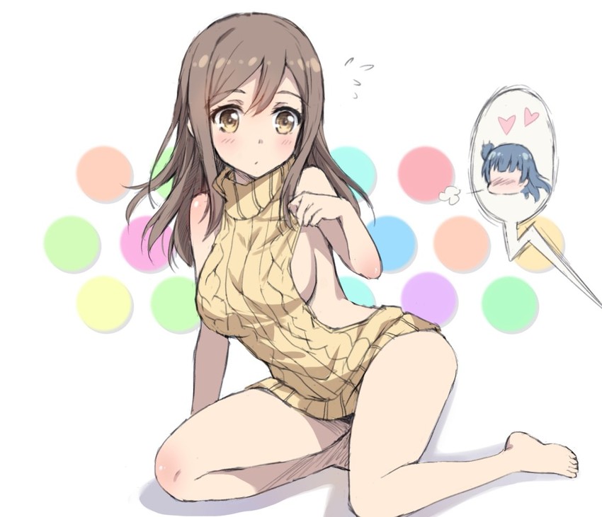 tsushima yoshiko and kunikida hanamaru (love live! and 1 more) drawn by tonee