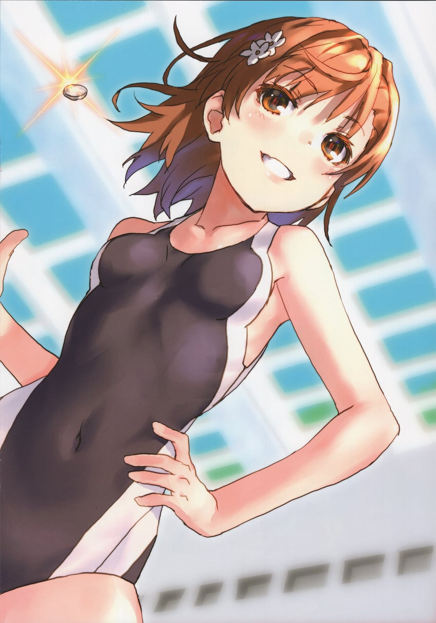 misaka mikoto (toaru majutsu no index and 1 more) drawn by raika9
