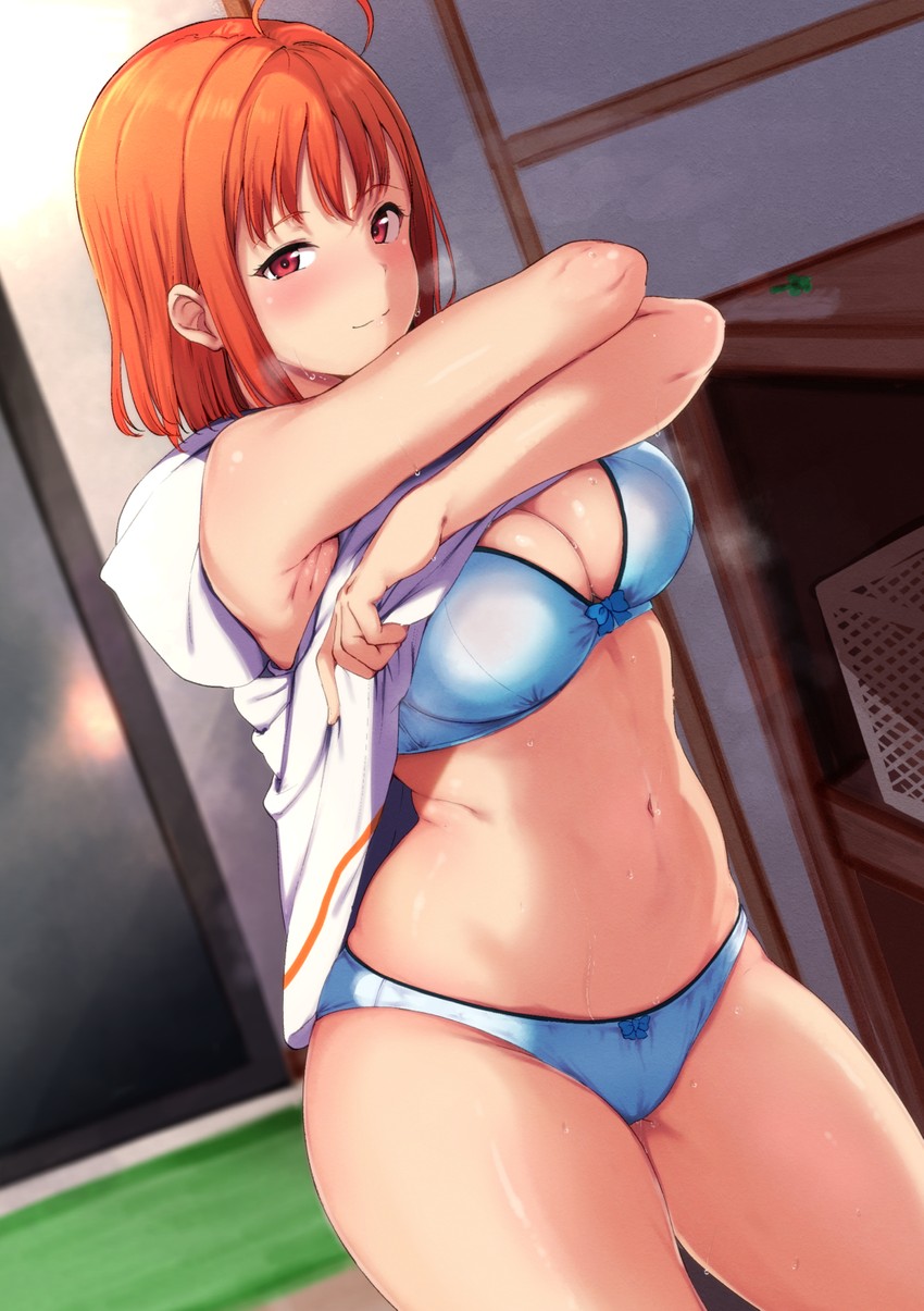 takami chika (love live! and 1 more) drawn by alp