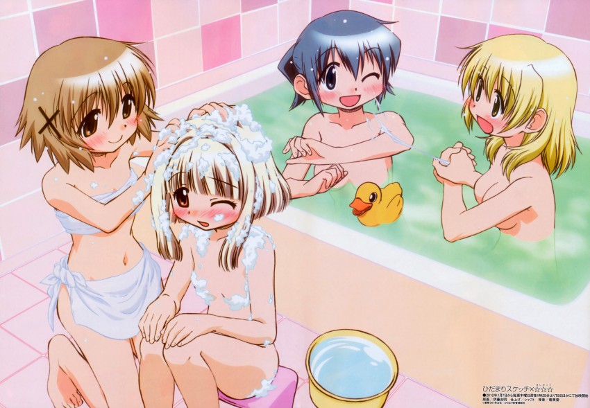 yuno, miyako, nori, and nazuna (megami magazine and 1 more) drawn by itou_yoshiaki