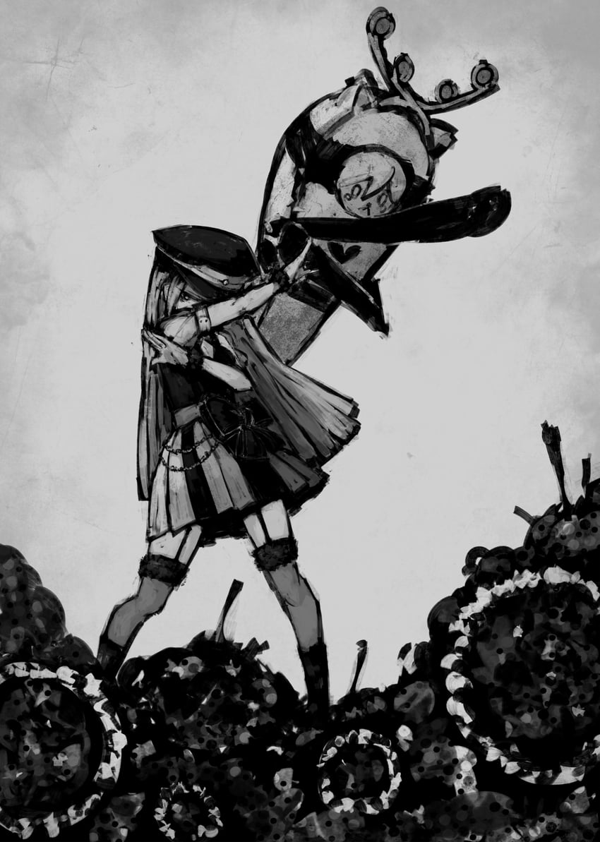 alina gray and old dorothy (mahou shoujo madoka magica and 1 more) drawn by mikaku_(vbvpahw9)