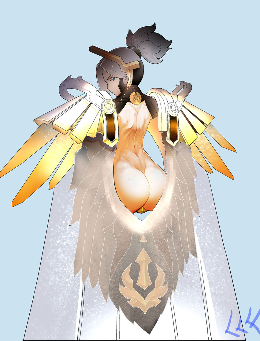 mercy (overwatch and 2 more) drawn by zm