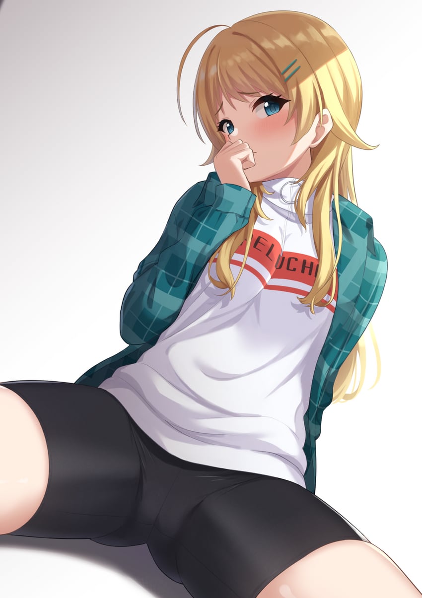hachimiya meguru (idolmaster and 1 more) drawn by helloet11
