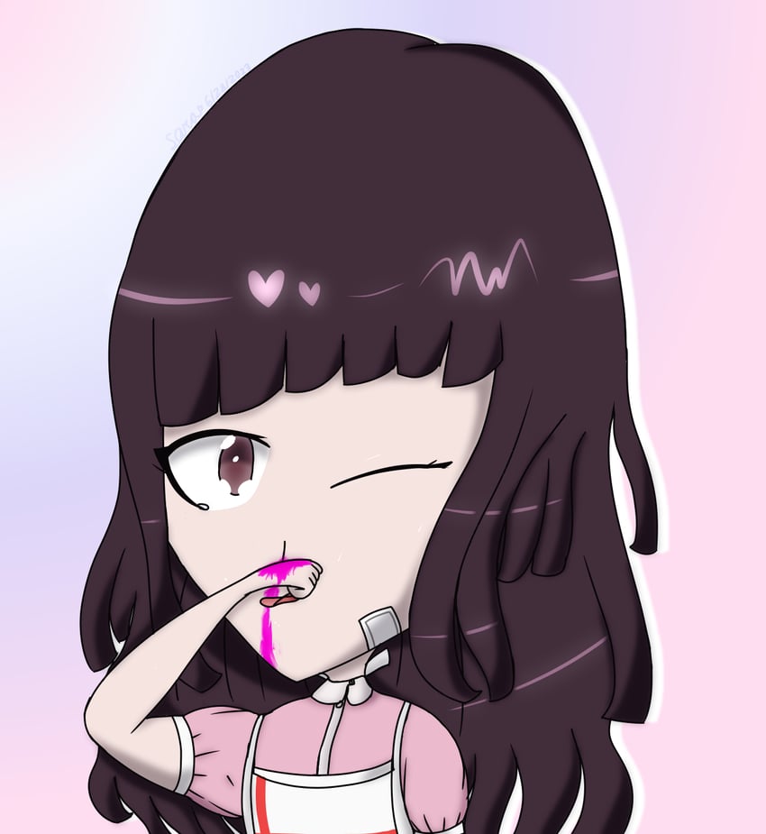 tsumiki mikan (danganronpa and 1 more) drawn by sora_(mintybea)