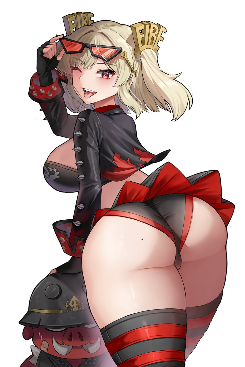 burnice white and lucy's crew (zenless zone zero) drawn by sanfu_(sanfu9800)