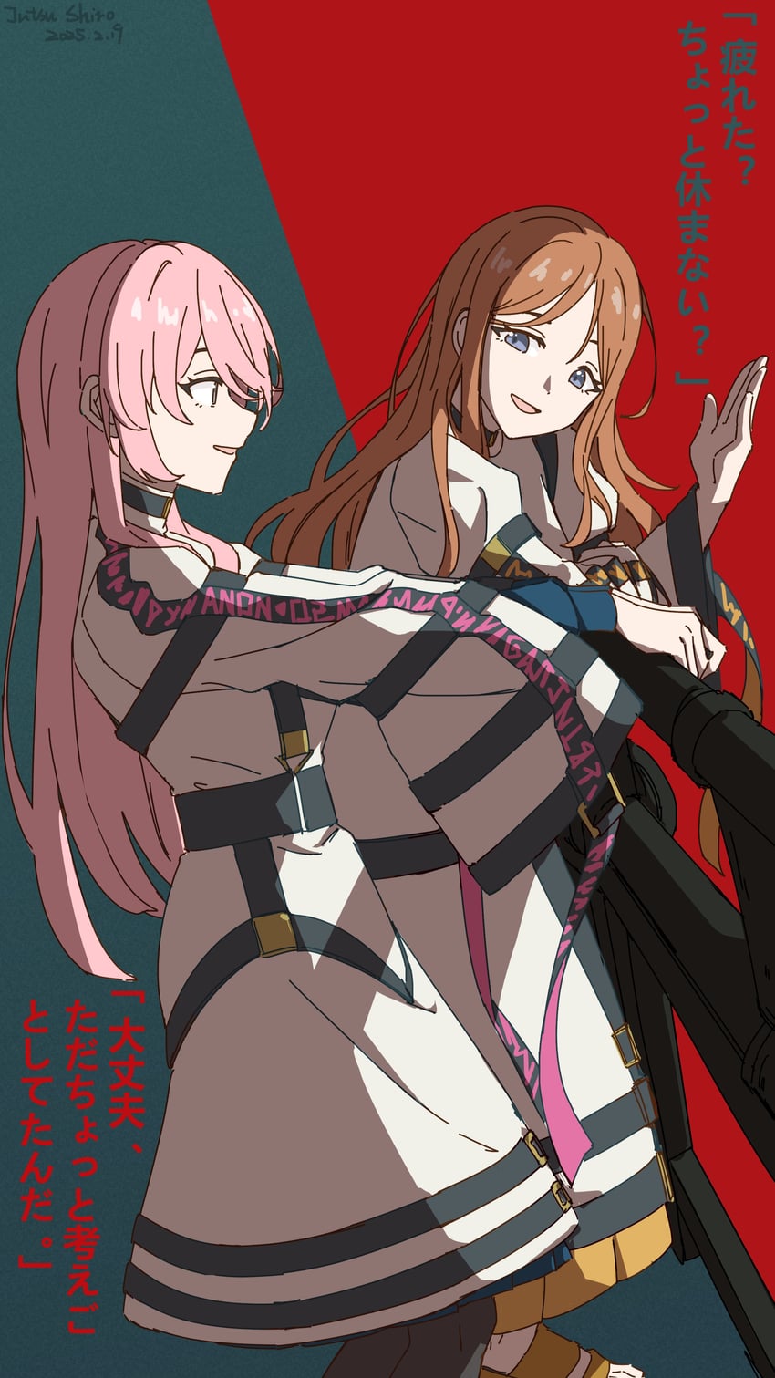 chihaya anon and nagasaki soyo (bang dream! and 2 more) drawn by shinoharsushiro