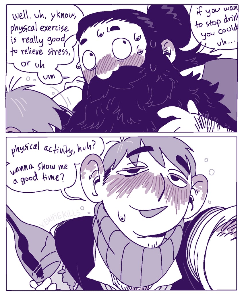 senshi and chilchuck tims (dungeon meshi) drawn by kewpie_(kewpiekills)