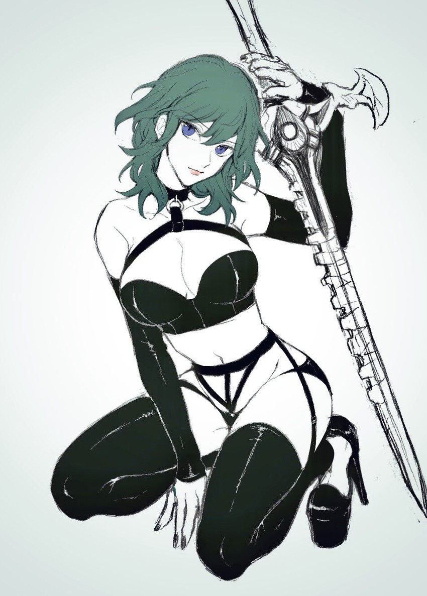 female byleth (fire emblem and 1 more) drawn by mizuno_(iori-amu)